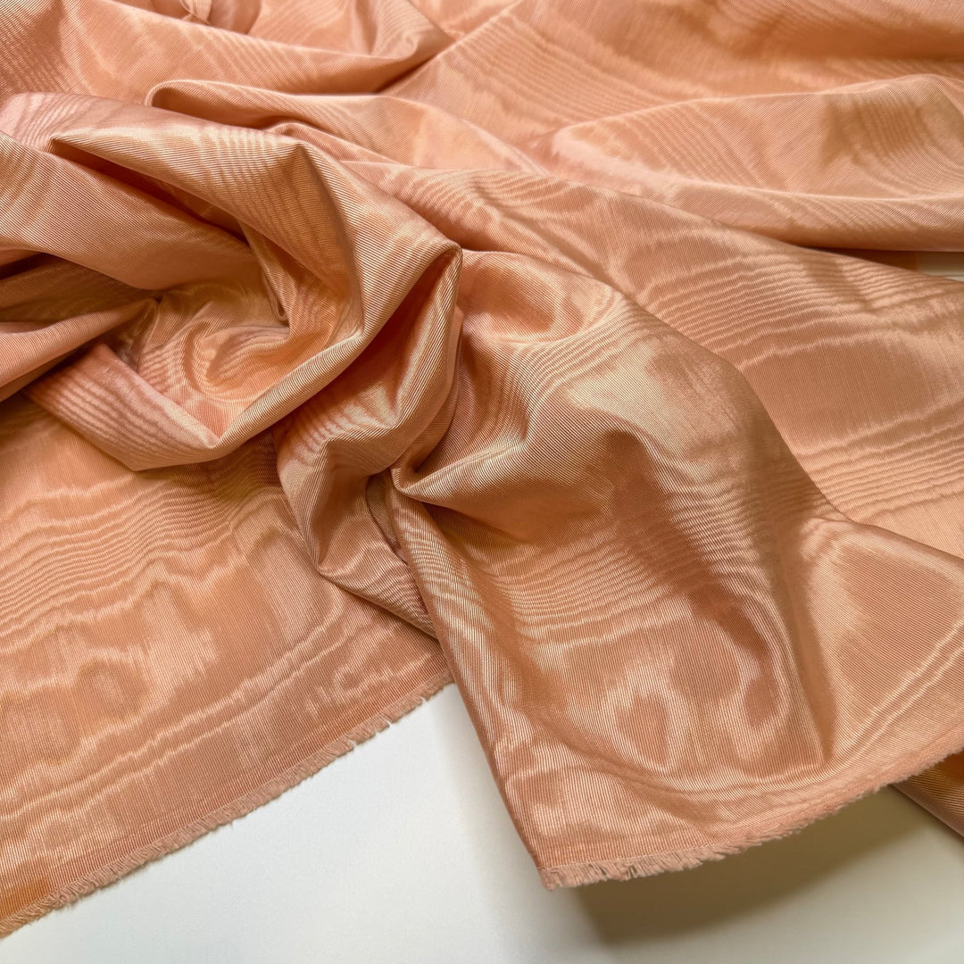 Baking The Ham - Poly/Cotton Woven - Light Pink Abstract - 1M Bundle - True Deadstock fabric Fabric by private - Sustainable Textile | FABCYCLE