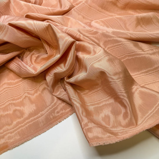 Baking The Ham - Poly/Cotton Woven - Light Pink Abstract - 1M Bundle - True Deadstock fabric Fabric by private - Sustainable Textile | FABCYCLE