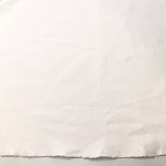 Balcony Garden - Rib Knit Cotton Blend Knit - Light Cream - 2.7M Bundle - True Deadstock fabric Fabric by private - Sustainable Textile | FABCYCLE