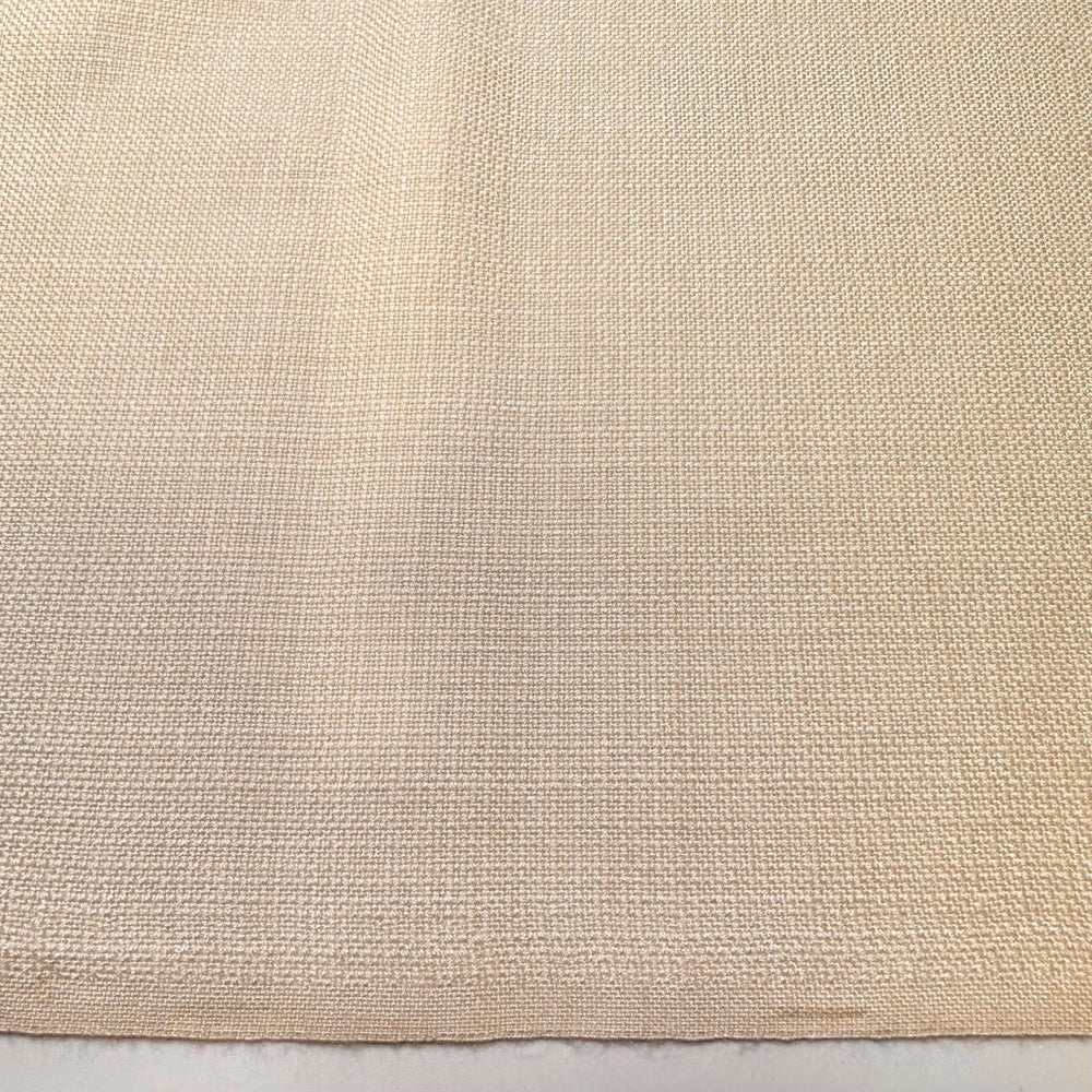 Bald Eagle Sighting - Basket Weave Acrylic Woven - Cream/White - 1.4M Bundle - True Deadstock fabric Fabric by private - Sustainable Textile | FABCYCLE