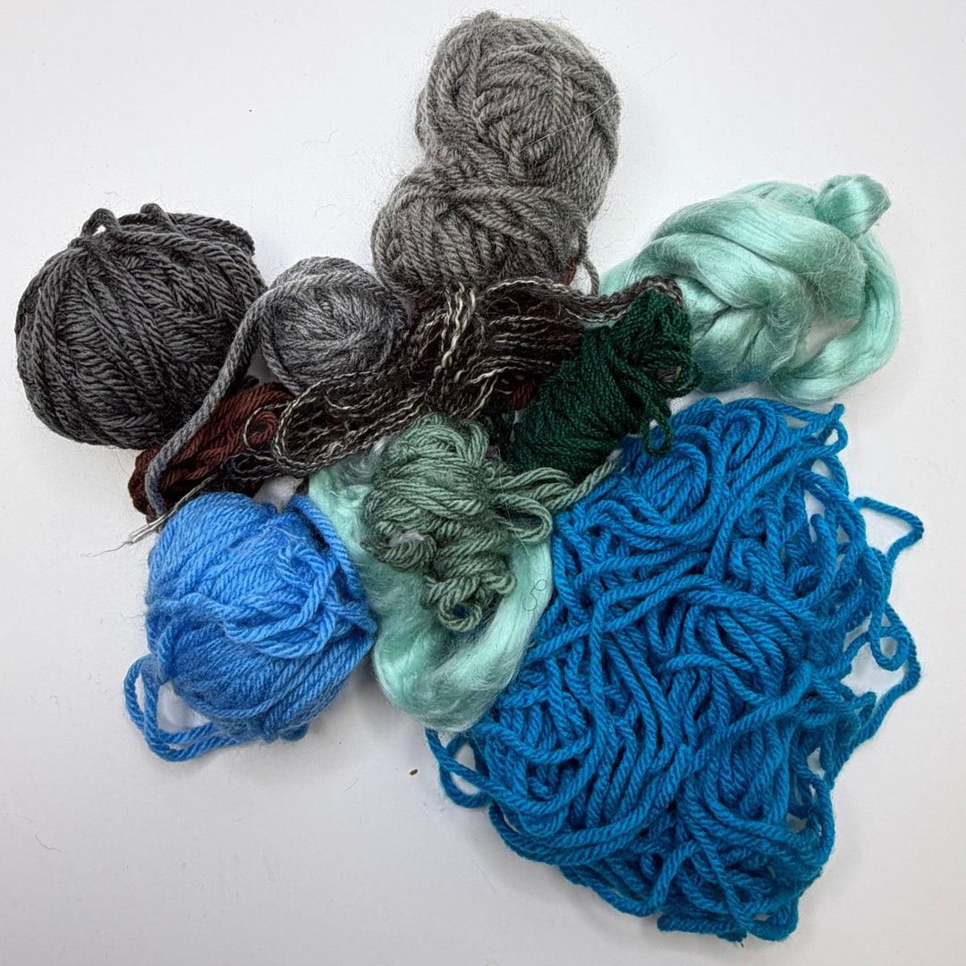 Ball Ends Yarn - Multi - 5 Pack - True Deadstock supplies Fabric by private - Sustainable Textile | FABCYCLE