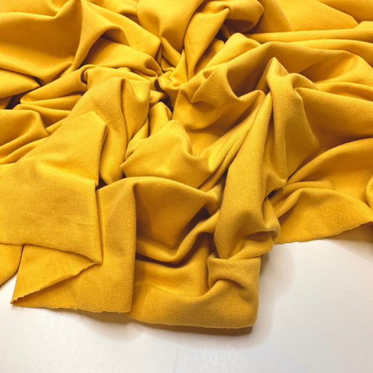 Banana Before The Race - Jersey Cotton Blend Knit - Yellow - Bundles - True Deadstock fabric Fabric by private - Sustainable Textile | FABCYCLE