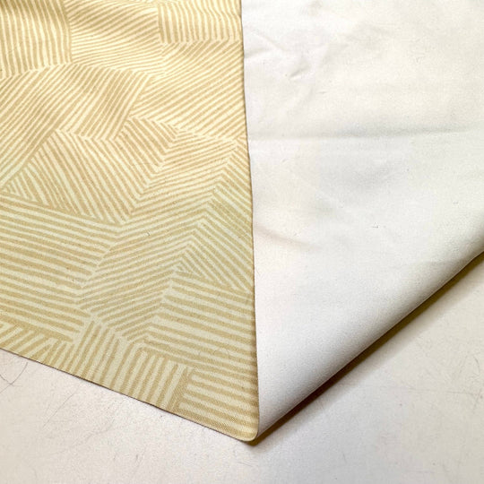 Banana Pudding - Water Resistant PU Blend Knit - Light Cream/Beige Abstract - Bundles - True Deadstock fabric Fabric by private - Sustainable Textile | FABCYCLE