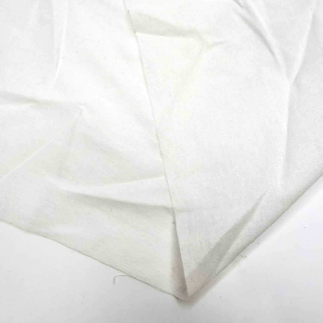 Banquet Etiquette - Iron On Interfacing Cotton Woven - White - 9M Bundle - True Deadstock fabric Fabric by private - Sustainable Textile | FABCYCLE