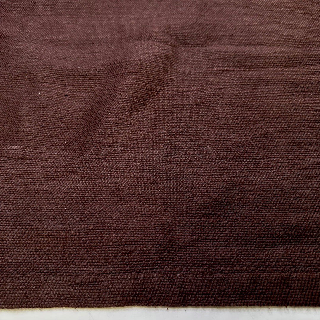 Barbie Queue - Fire Retardent Natural Blend Woven - Brown - 2M Bundle - True Deadstock fabric Fabric by private - Sustainable Textile | FABCYCLE