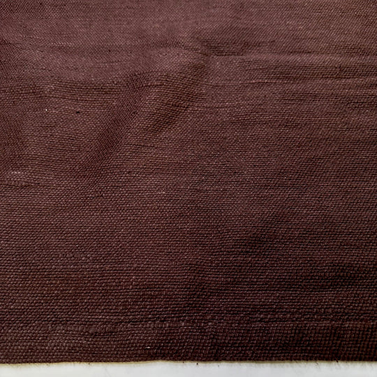 Barbie Queue - Fire Retardent Natural Blend Woven - Brown - 2M Bundle - True Deadstock fabric Fabric by private - Sustainable Textile | FABCYCLE
