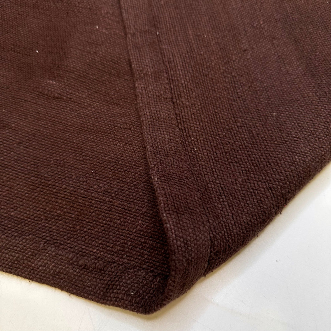 Barbie Queue - Fire Retardent Natural Blend Woven - Brown - 2M Bundle - True Deadstock fabric Fabric by private - Sustainable Textile | FABCYCLE