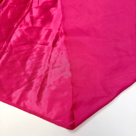 Barbie Road Trip - Satin Polyester Blend Woven - Pink - 1.2M Bundle - True Deadstock fabric Fabric by private - Sustainable Textile | FABCYCLE