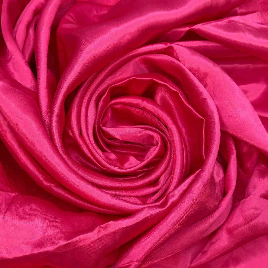 Barbie Road Trip - Satin Polyester Blend Woven - Pink - 1.2M Bundle - True Deadstock fabric Fabric by private - Sustainable Textile | FABCYCLE