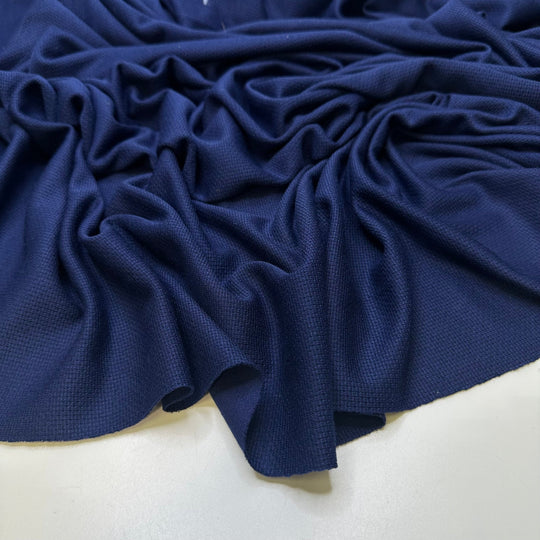 Basket Ball Player - Sport Mesh Polyester Blend Knit - Navy - 2.8M Bundle - True Deadstock fabric Fabric by private - Sustainable Textile | FABCYCLE