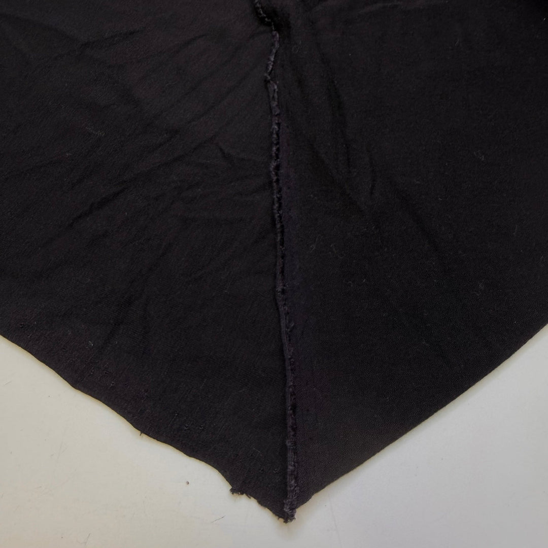 Basketful Of Nature - Jersey Wool Blend Knit - Black - 1.9M Bundle - True Deadstock fabric Fabric by private - Sustainable Textile | FABCYCLE