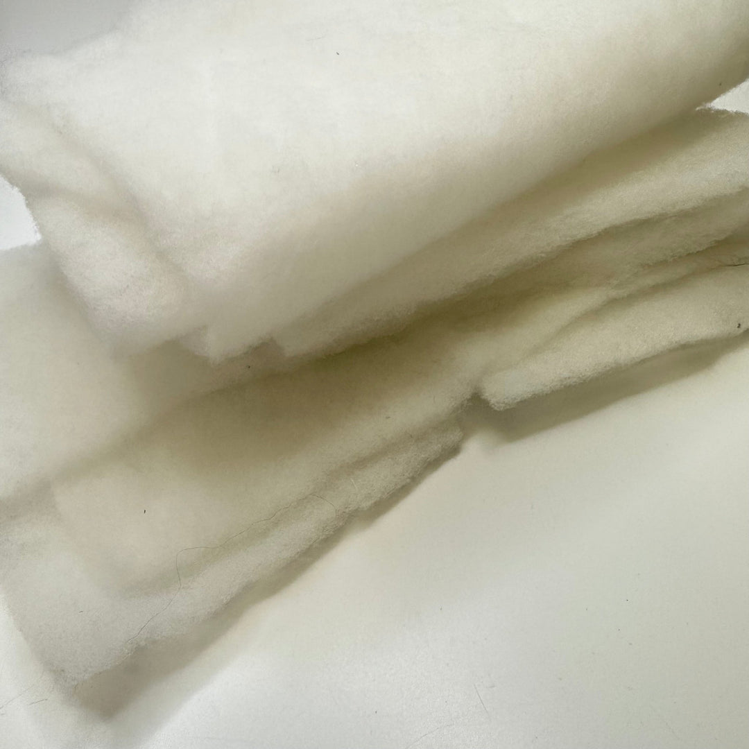 Batting Pack - Batting Poly Woven - White - True Deadstock fabric Fabric by private - Sustainable Textile | FABCYCLE