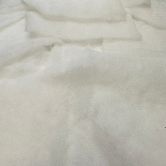 Batting Pack - Batting Poly Woven - White - True Deadstock fabric Fabric by private - Sustainable Textile | FABCYCLE