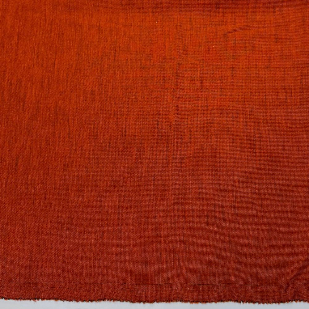 Be Still My Knitting Heart - Double Cloth Knit Polyester Blend - Dark Orange/Black - 1.2M Bundle - True Deadstock fabric Fabric by private - Sustainable Textile | FABCYCLE