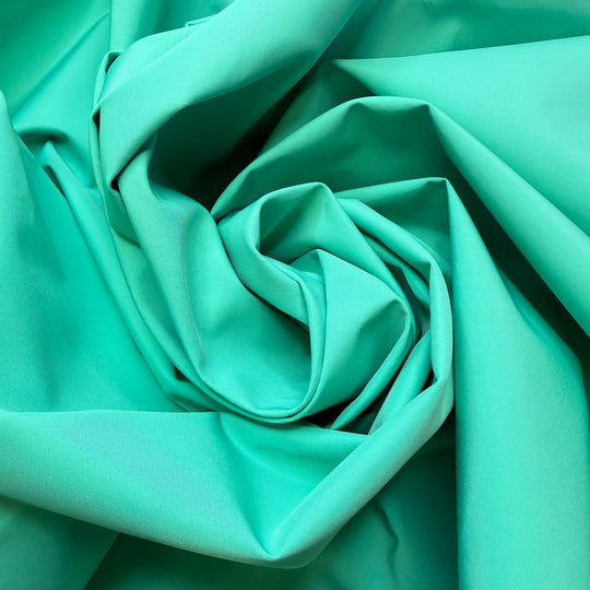 Be Visible In The Rain - Waterproof Nylon/Poly Woven - Bright Seafoam Green - 2M Bundle - True Deadstock fabric Fabric by private - Sustainable Textile | FABCYCLE