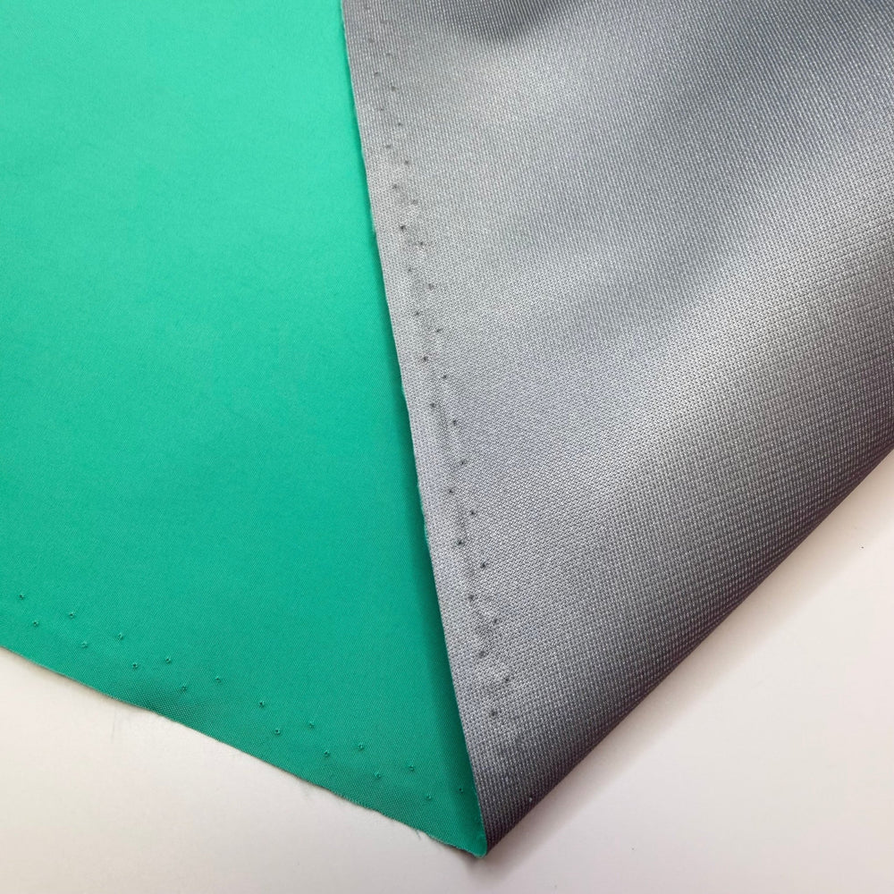 Be Visible In The Rain - Waterproof Nylon/Poly Woven - Bright Seafoam Green - 2M Bundle - True Deadstock fabric Fabric by private - Sustainable Textile | FABCYCLE