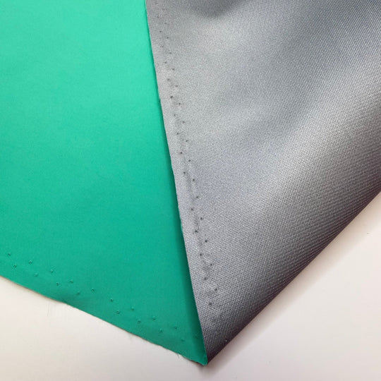 Be Visible In The Rain - Waterproof Nylon/Poly Woven - Bright Seafoam Green - 2M Bundle - True Deadstock fabric Fabric by private - Sustainable Textile | FABCYCLE