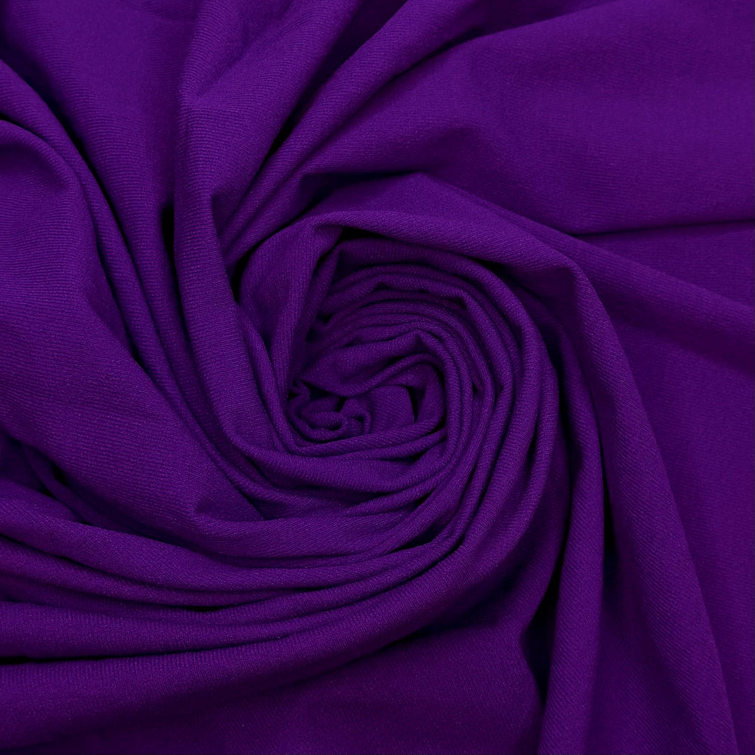 Beach Games - Rib Knit Polyester Blend Knit - Purple - 1M Bundle - True Deadstock fabric Fabric by private - Sustainable Textile | FABCYCLE