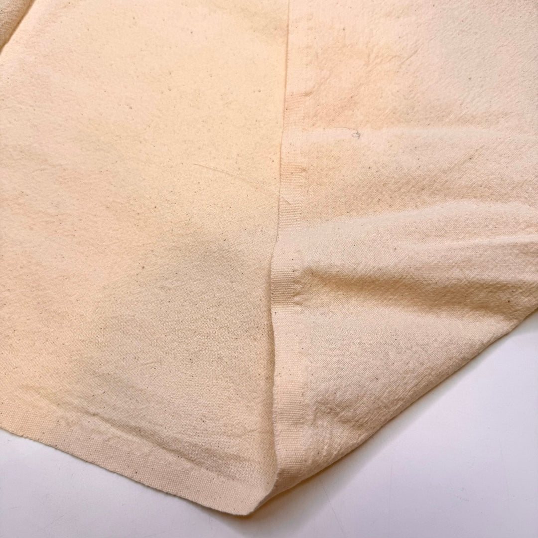 Beach Homestead - Unbleached/Undyed Cotton Woven - Light Beige - 1.2M Bundle - True Deadstock fabric Fabric by private - Sustainable Textile | FABCYCLE