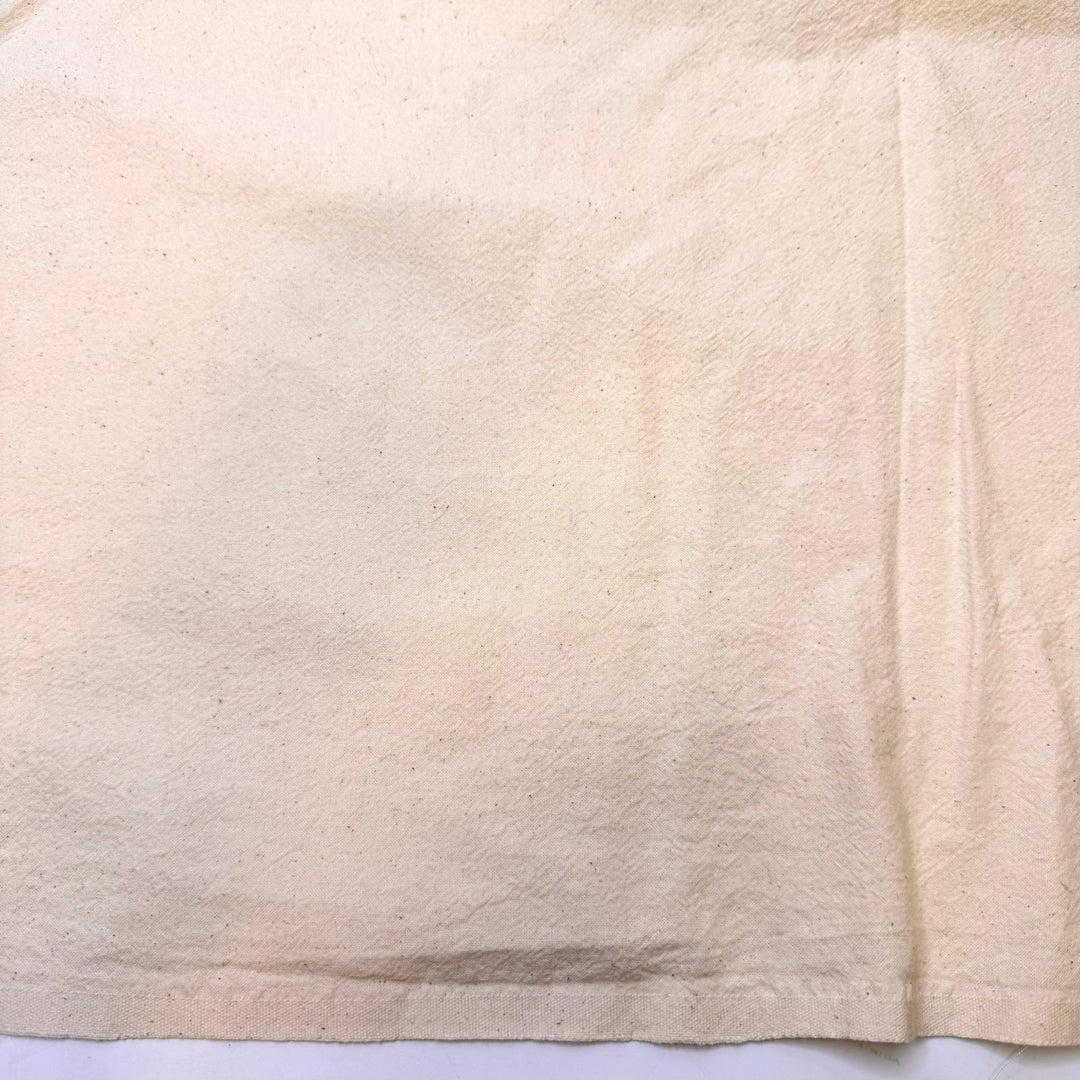 Beach Homestead - Unbleached/Undyed Cotton Woven - Light Beige - 1.2M Bundle - True Deadstock fabric Fabric by private - Sustainable Textile | FABCYCLE