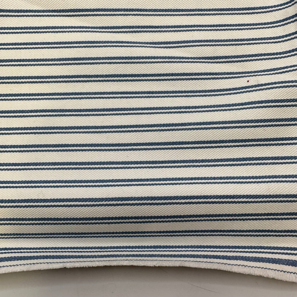 Beach House Vibes - Twill Weave Cotton Blend Woven - Light White/Blue Stripes - 0.6M Bundle - True Deadstock fabric Fabric by private - Sustainable Textile | FABCYCLE