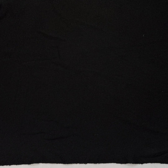 Beach Towel - French Terry Poly/Viscose Rayon Knit - Black - 1.3M Bundle - True Deadstock fabric Fabric by private - Sustainable Textile | FABCYCLE