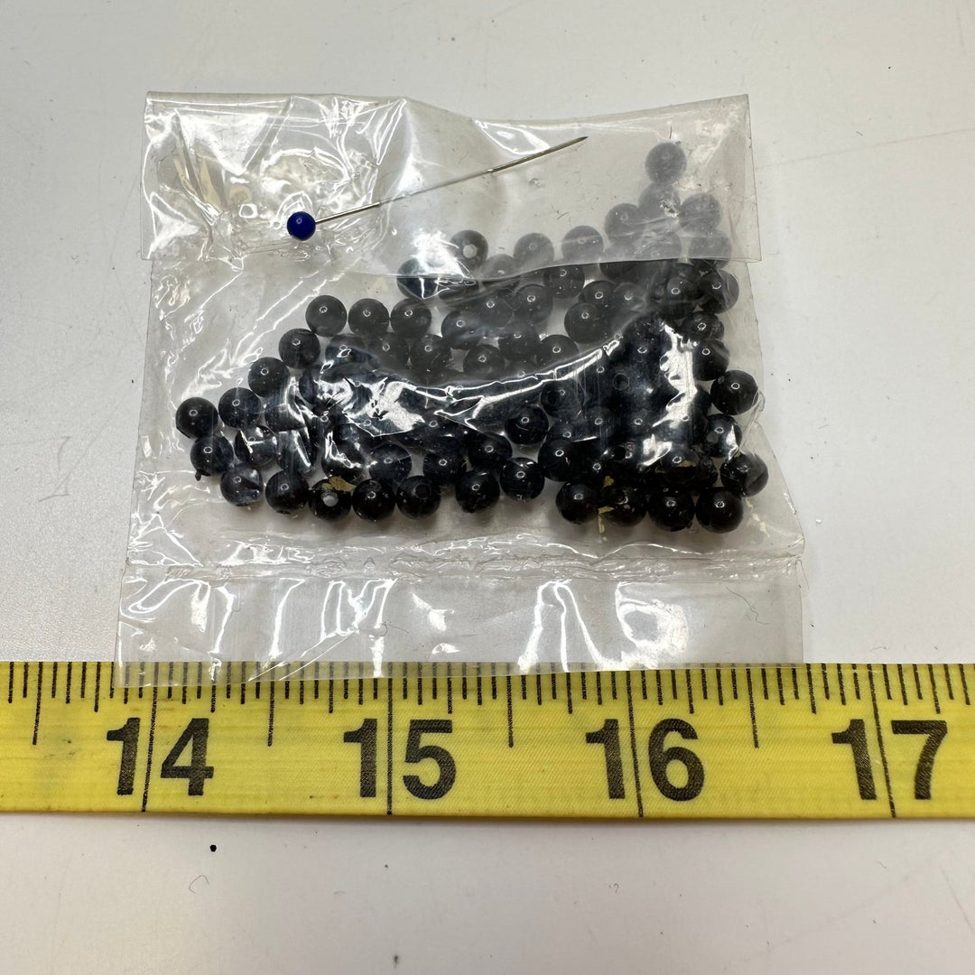 Beads - Black - 50 Pack - True Deadstock supplies Fabric by private - Sustainable Textile | FABCYCLE