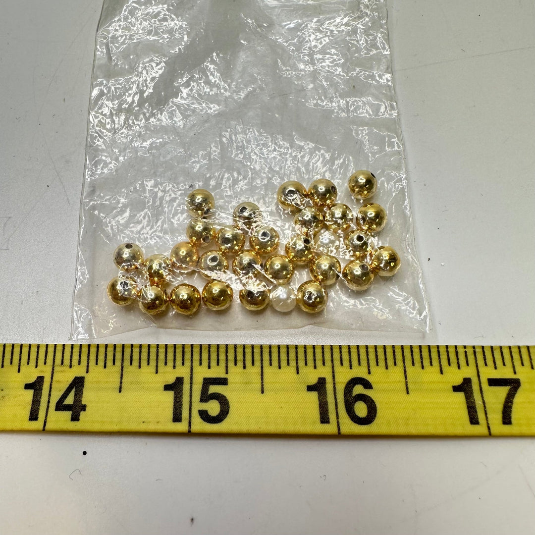 Beads - Gold - 25 Pack - True Deadstock supplies Fabric by private - Sustainable Textile | FABCYCLE