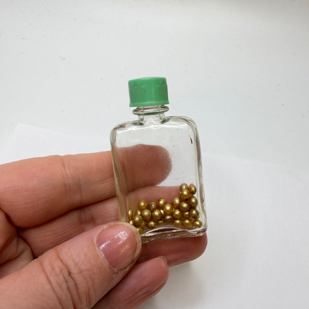 Beads In A Bottle Beads - Gold - 30 Pack - True Deadstock supplies Fabric by private - Sustainable Textile | FABCYCLE