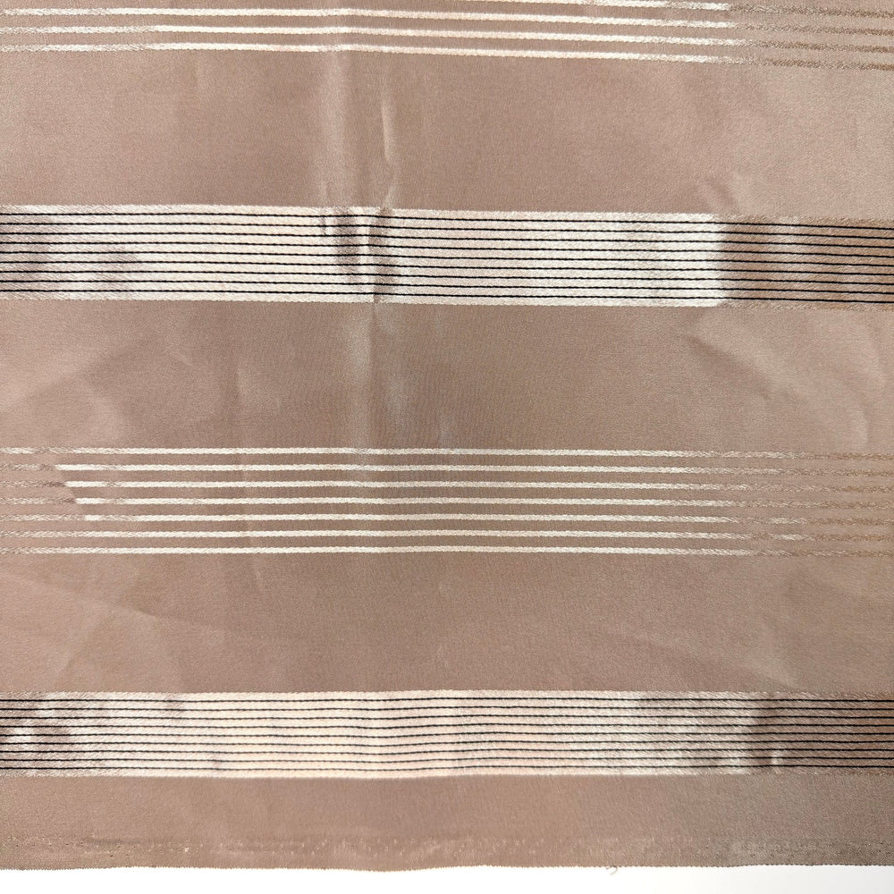 Beanie Baby Craze - Polyester Blend Woven - Grey Stripes - 1.7M Bundle - True Deadstock fabric Fabric by private - Sustainable Textile | FABCYCLE