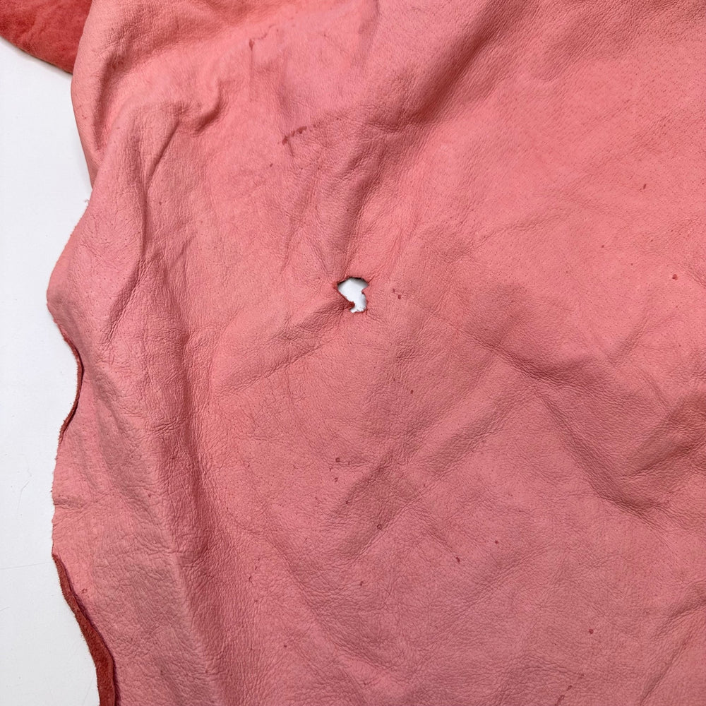 Bed Of Roses - Leather Woven - Pink - 0.65M Bundle - True Deadstock fabric Fabric by private - Sustainable Textile | FABCYCLE
