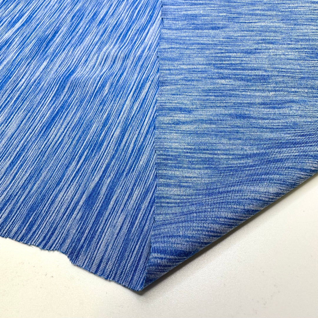 Beetle Wing Sequins - Jersey Polyester Blend Knit - Grey/Blue - Bundles - True Deadstock fabric Fabric by private - Sustainable Textile | FABCYCLE