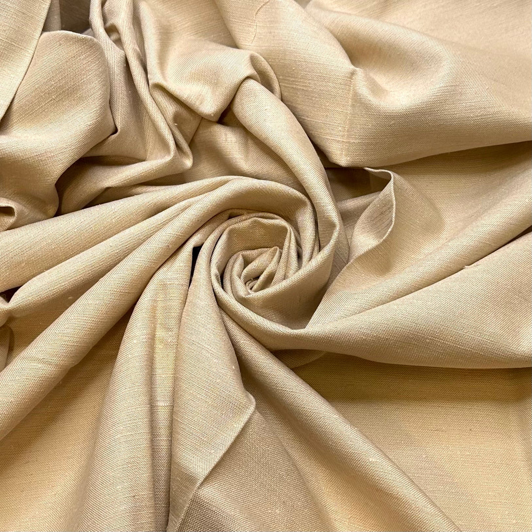 Beige Babe - Cotton Blend Woven - Light Beige - 4.5M Bundle - True Deadstock fabric Fabric by private - Sustainable Textile | FABCYCLE