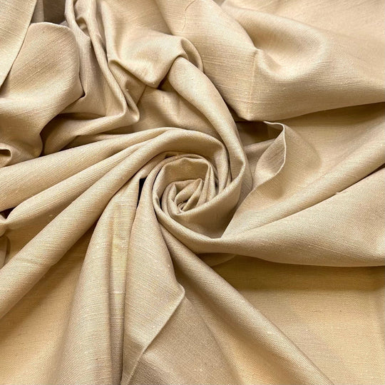 Beige Babe - Cotton Blend Woven - Light Beige - 4.5M Bundle - True Deadstock fabric Fabric by private - Sustainable Textile | FABCYCLE