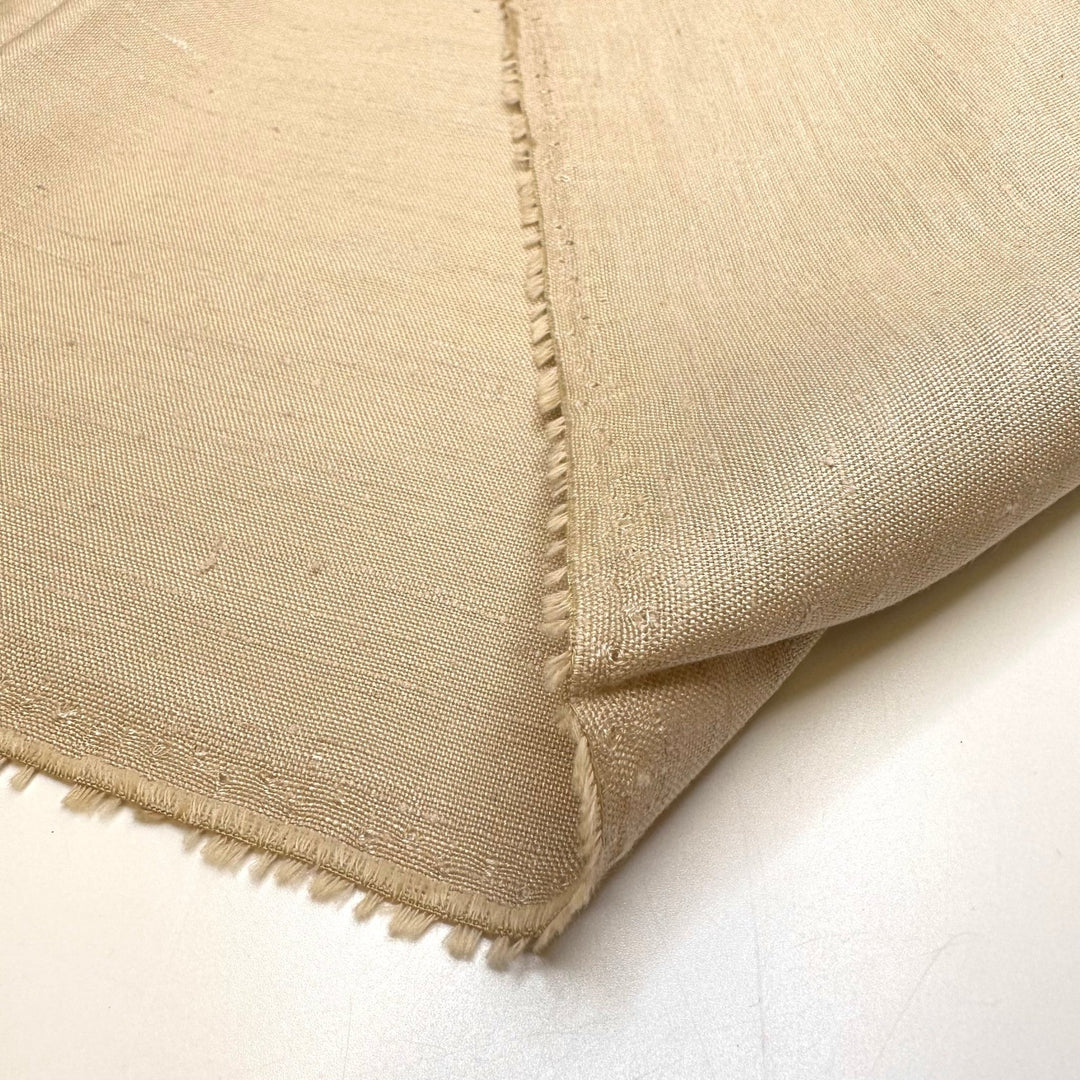 Beige Babe - Cotton Blend Woven - Light Beige - 4.5M Bundle - True Deadstock fabric Fabric by private - Sustainable Textile | FABCYCLE