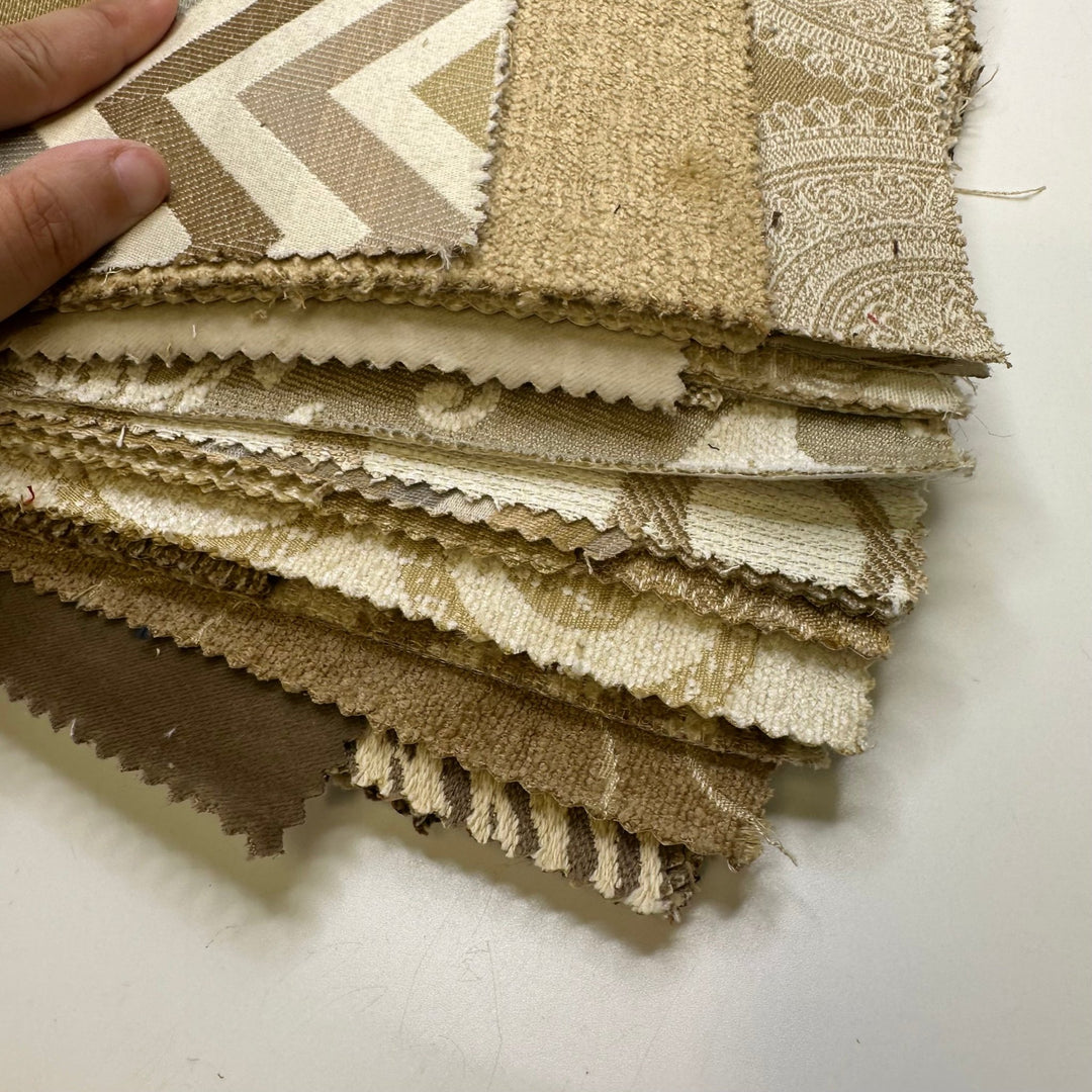 Beige Vibes - Home Décor Sample Books - Rectangle - True Deadstock fabric Fabric by private - Sustainable Textile | FABCYCLE