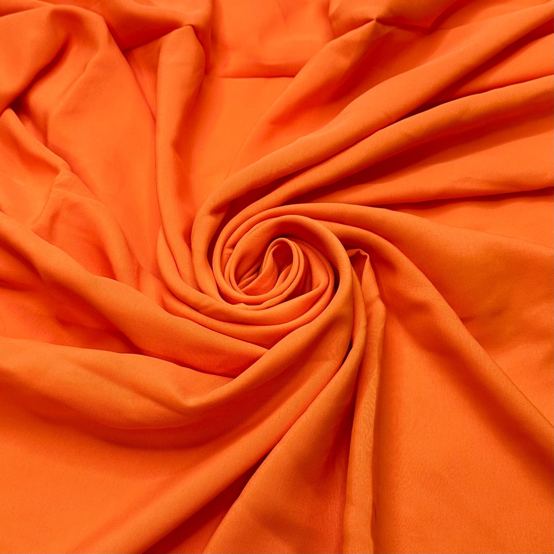 Being Kind To Others - Cotton Woven - Orange - 2.95M Bundle - True Deadstock fabric Fabric by private - Sustainable Textile | FABCYCLE