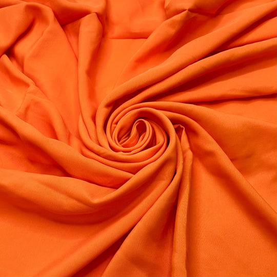 Being Kind To Others - Cotton Woven - Orange - 2.95M Bundle - True Deadstock fabric Fabric by private - Sustainable Textile | FABCYCLE