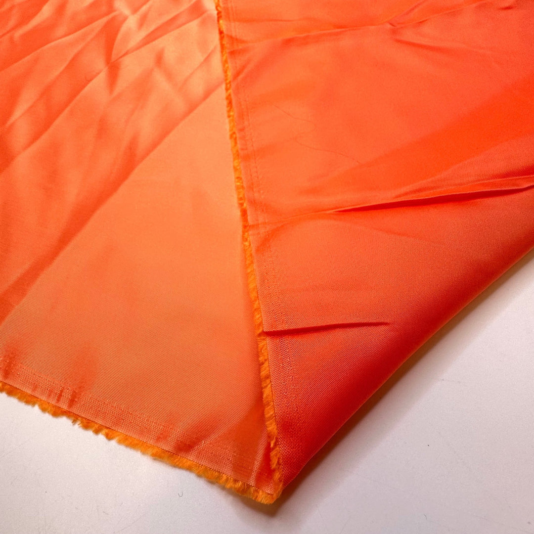 Being The First To Speak Up - Sateen Cotton Woven - Orange - 2M Bundle - True Deadstock fabric Fabric by private - Sustainable Textile | FABCYCLE