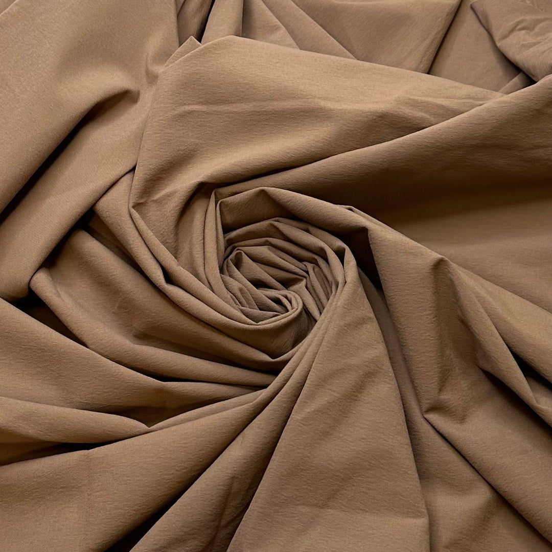 Big Bugs - Poly/Nylon Woven - Light Brown - 1.25M Bundle - True Deadstock fabric Fabric by private - Sustainable Textile | FABCYCLE