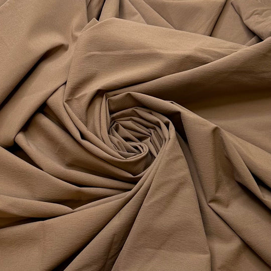 Big Bugs - Poly/Nylon Woven - Light Brown - 1.25M Bundle - True Deadstock fabric Fabric by private - Sustainable Textile | FABCYCLE