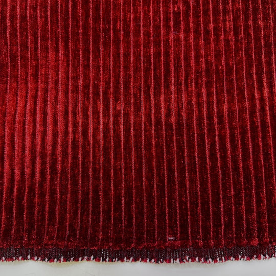 Big Comfy Couch - Large Rib Corduroy Corduroy Polyester Blend Woven - Burgundy - 1.45M Bundle - True Deadstock fabric Fabric by private - Sustainable Textile | FABCYCLE