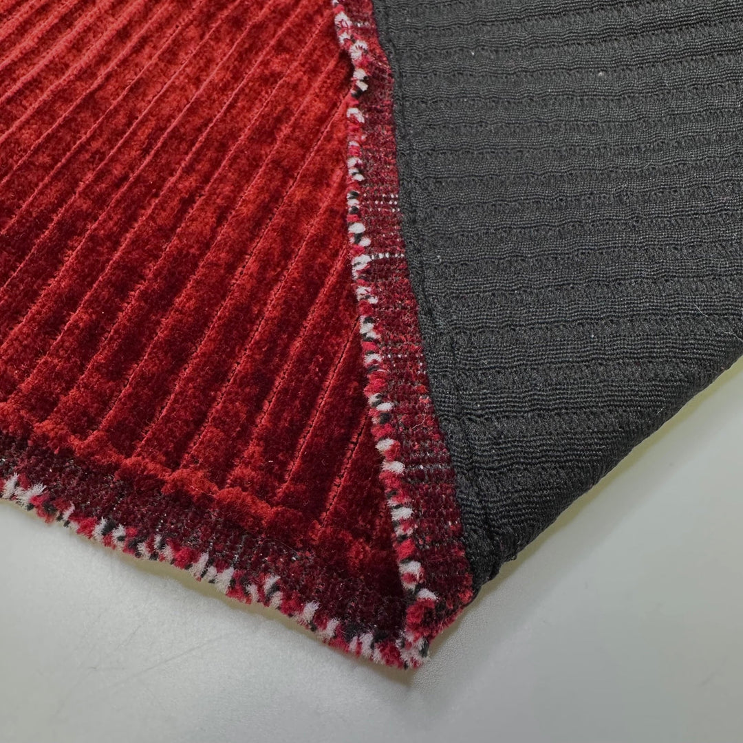 Big Comfy Couch - Large Rib Corduroy Corduroy Polyester Blend Woven - Burgundy - 1.45M Bundle - True Deadstock fabric Fabric by private - Sustainable Textile | FABCYCLE