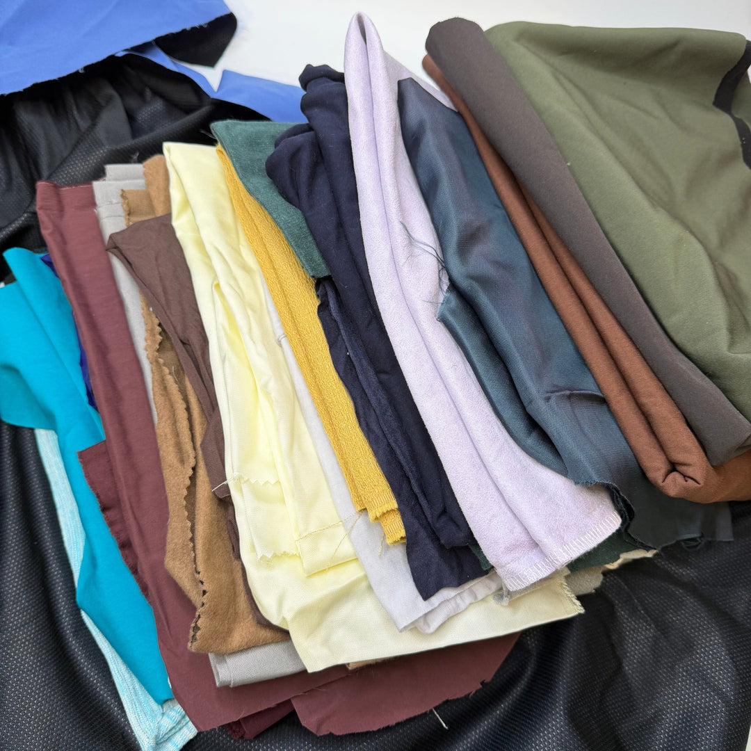 Big Hiking Trip - 5 LB Treasure Cart Pack - True Deadstock Fabric Fabric by FABCYCLE shop - Sustainable Textile | FABCYCLE