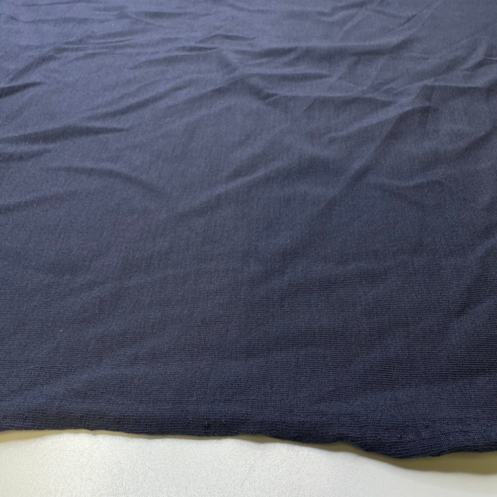 Big Hug - Jersey Poly/Rayon Knit - Navy - Bundles - True Deadstock fabric Fabric by private - Sustainable Textile | FABCYCLE