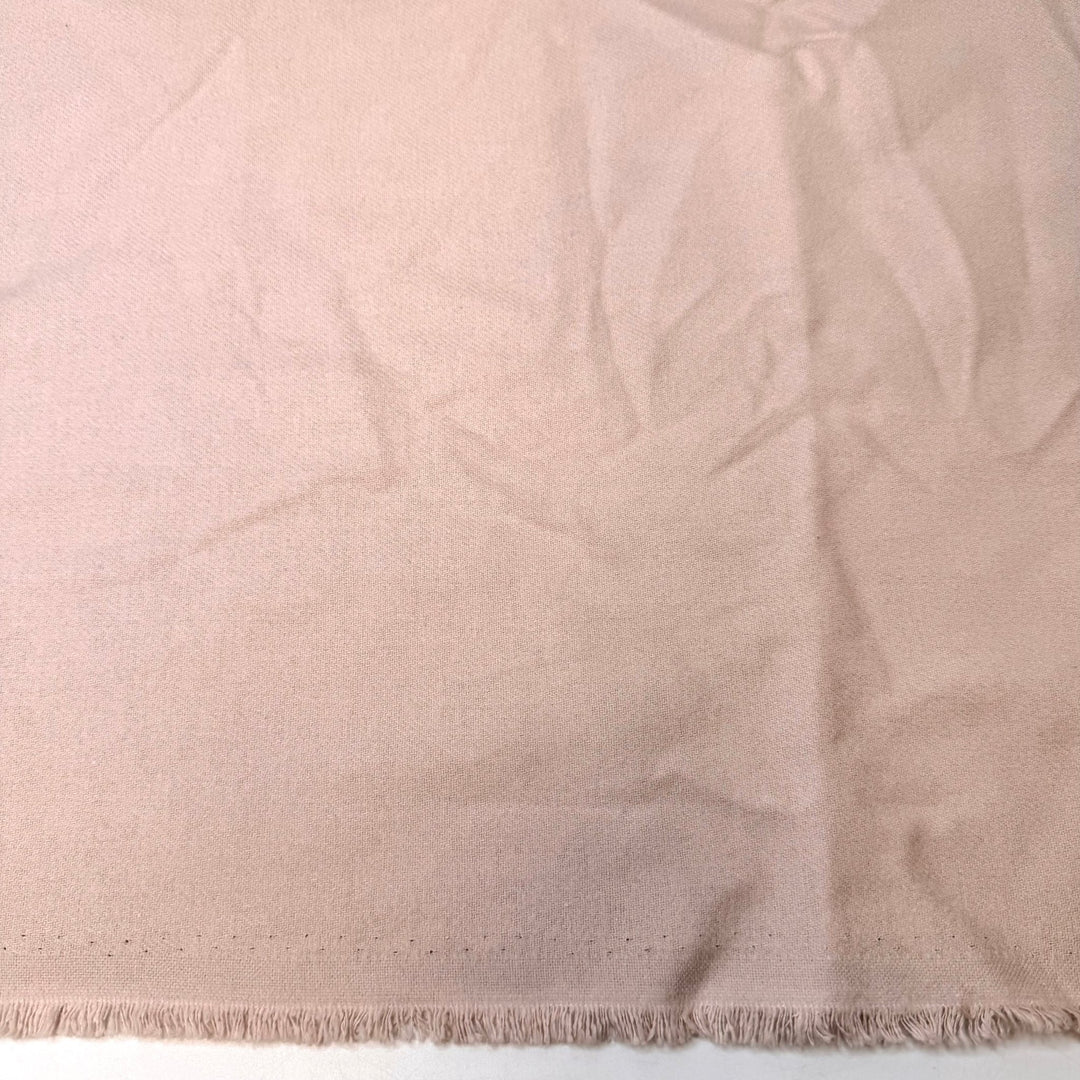 Big Hug Sigh - Flannel Twill Cotton Woven - Light Beige - 1.25M Bundle - True Deadstock fabric Fabric by private - Sustainable Textile | FABCYCLE