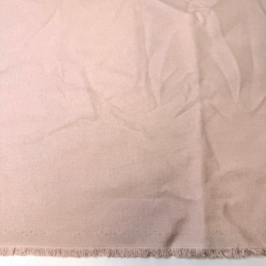Big Hug Sigh - Flannel Twill Cotton Woven - Light Beige - 1.25M Bundle - True Deadstock fabric Fabric by private - Sustainable Textile | FABCYCLE