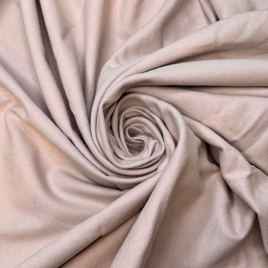 Big Hug Sigh - Flannel Twill Cotton Woven - Light Beige - 1.25M Bundle - True Deadstock fabric Fabric by private - Sustainable Textile | FABCYCLE
