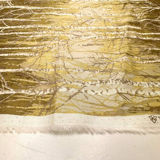 Birch Forests - Cotton Woven - Olive Multi Birch Trees - 0.95M Bundle - True Deadstock fabric Fabric by private - Sustainable Textile | FABCYCLE