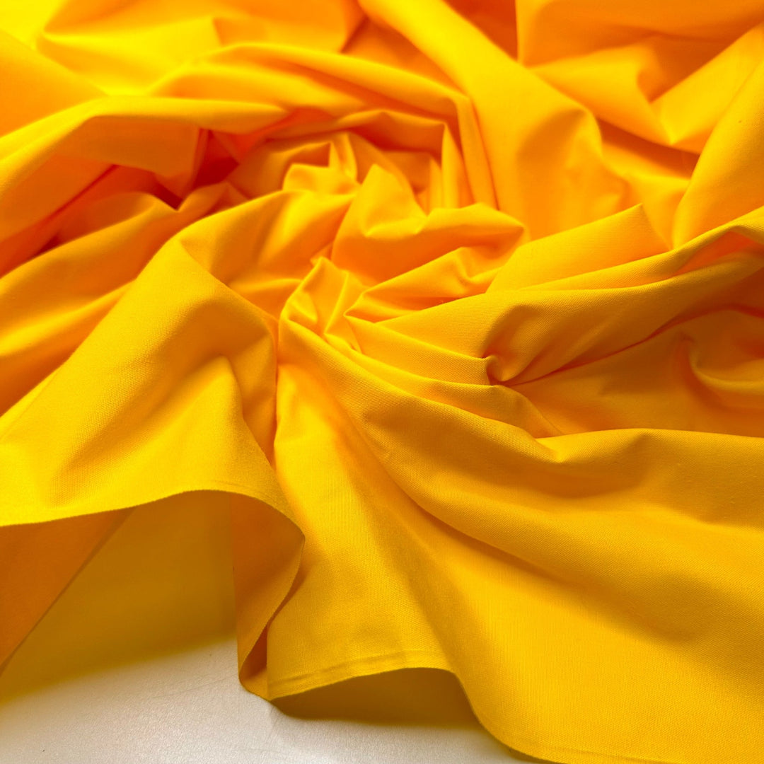Biting Into A Lemon - Cotton/Poly Woven - Yellow - 1.9M Bundle - True Deadstock fabric Fabric by private - Sustainable Textile | FABCYCLE